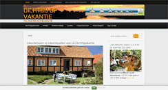 Desktop Screenshot of dichtbijopvakantie.nl